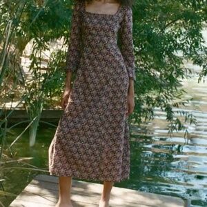 Doen Marisa Dress - Noir Forest Floral